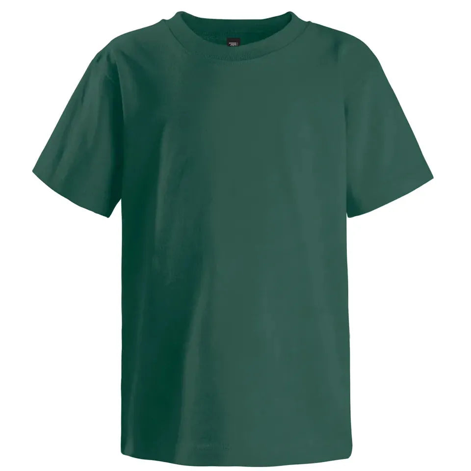 Custom Logo Initial Crewneck T-shirt - Youth