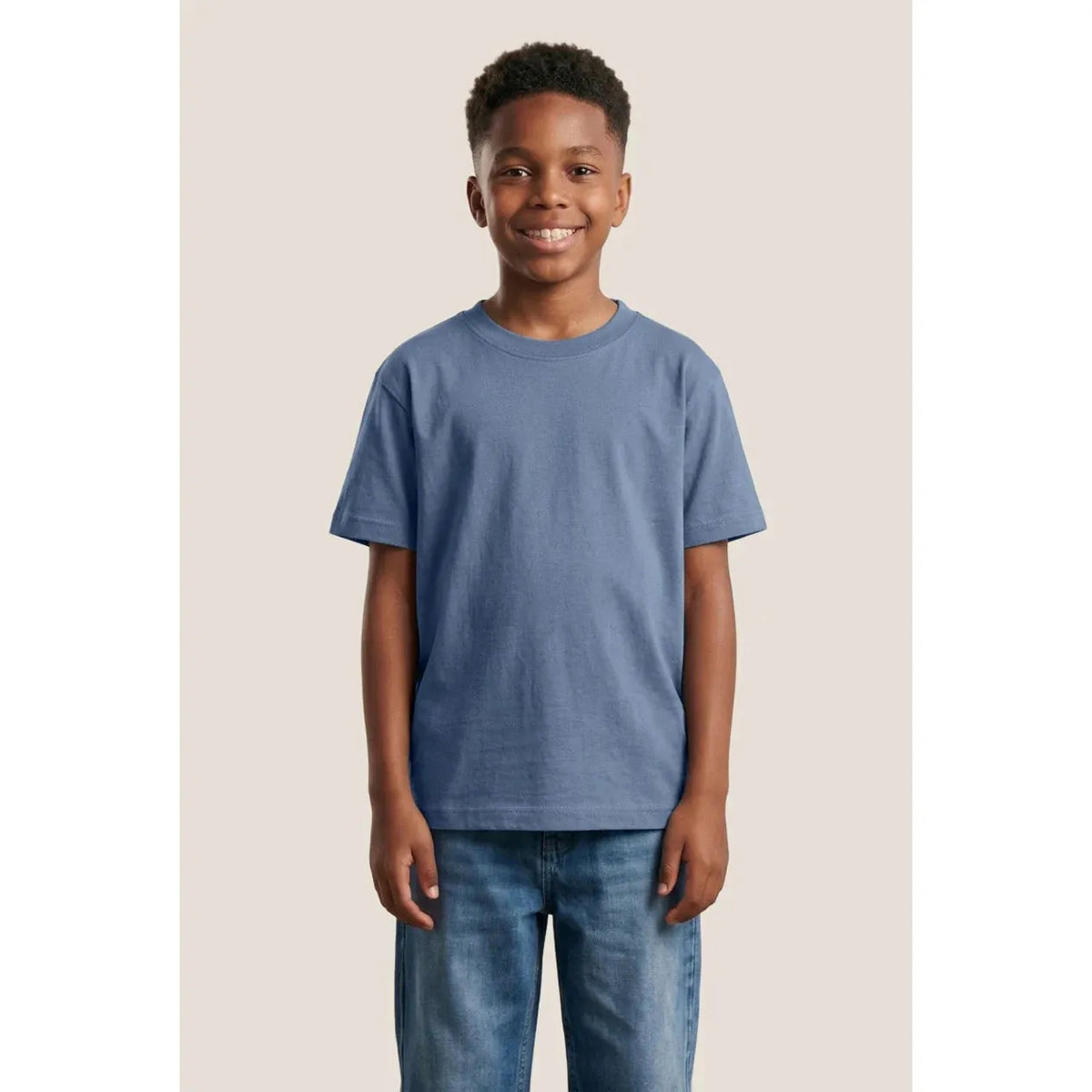 Custom Logo Initial Crewneck T-shirt - Youth