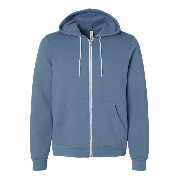 Unisex Sponge Fleece Full-Zip Hoodie Sweatshirt