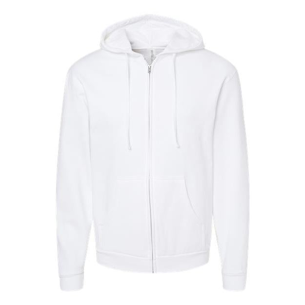 Unisex Zipper Fleece Hoodie