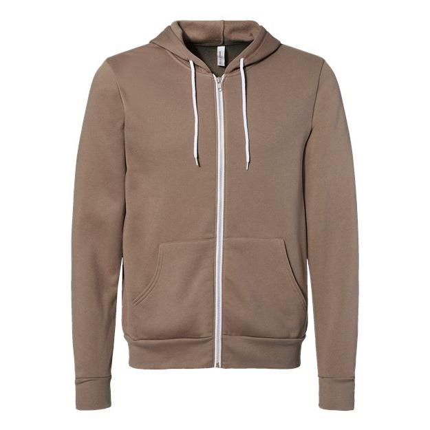 Unisex Sponge Fleece Full-Zip Hoodie Sweatshirt