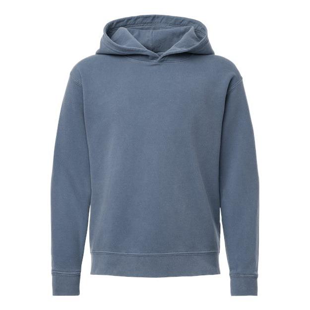 Youth Garment-Dyed Lightweight Hooded Sweatshirt