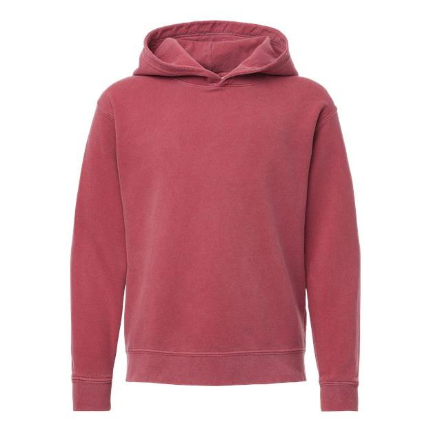 Youth Garment-Dyed Lightweight Hooded Sweatshirt