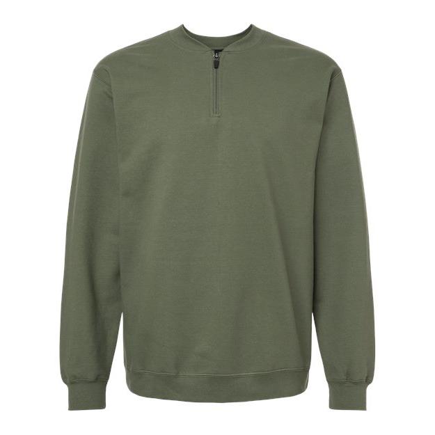 Unisex Softstyle® Midweight 1/4 Zip Sweatshirt