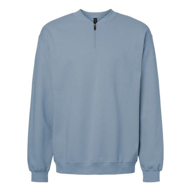 Unisex Softstyle® Midweight 1/4 Zip Sweatshirt
