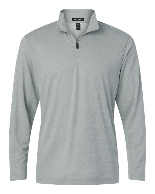 AllPro Men's Pro-Lock Performance Mélange Quarter-Zip Pullover