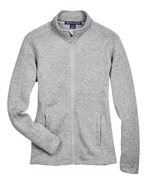 Devon & Jones Women's Bristol Full-Zip Sweater Fleece Jacket