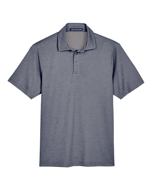 Devon & Jones Men' CrownLux Performance® Address Mélange Polo