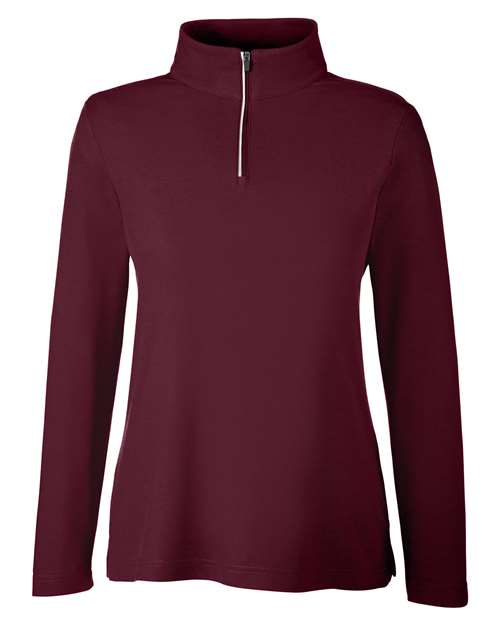 CORE365 - Women's Fusion ChromaSoft™ Pique Quarter-Zip Pullover