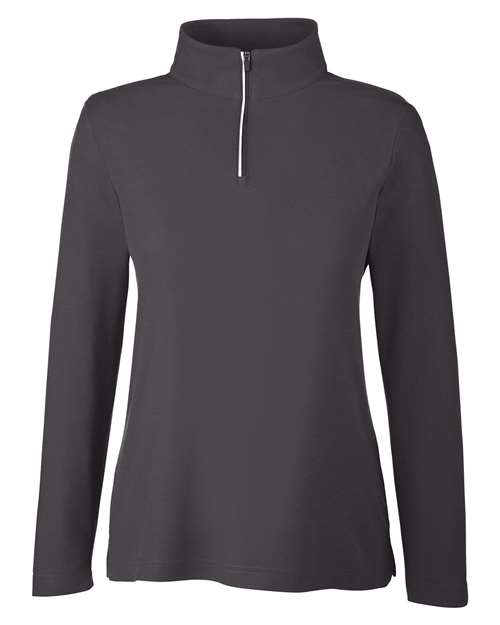 CORE365 - Women's Fusion ChromaSoft™ Pique Quarter-Zip Pullover
