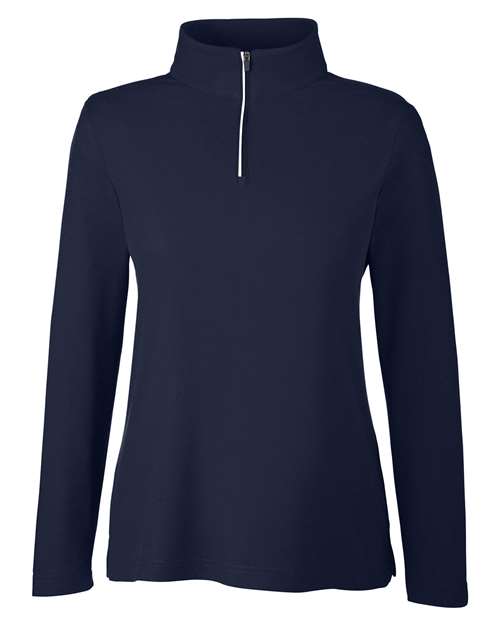 CORE365 - Women's Fusion ChromaSoft™ Pique Quarter-Zip Pullover