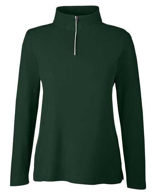 CORE365 - Women's Fusion ChromaSoft™ Pique Quarter-Zip Pullover