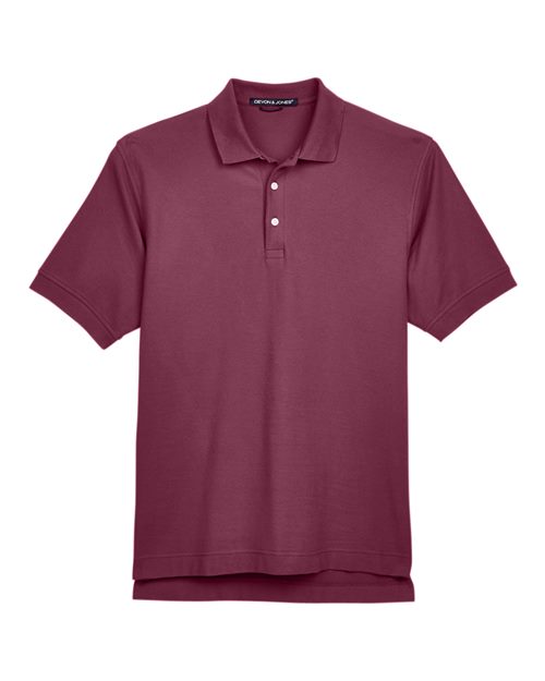 Devon & Jones Men's Pima Piqué Polo
