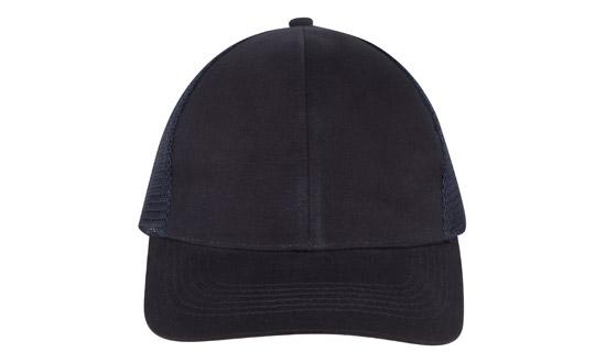 Custom Logo Headwear Canada Brushed Cotton with Mesh Back