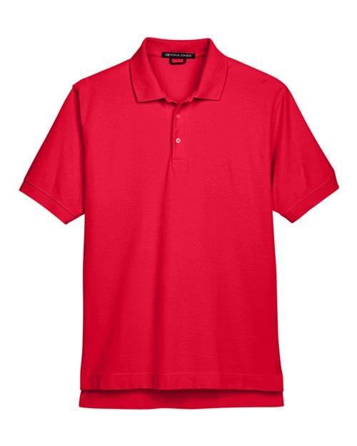Devon & Jones Men's Pima Piqué Polo