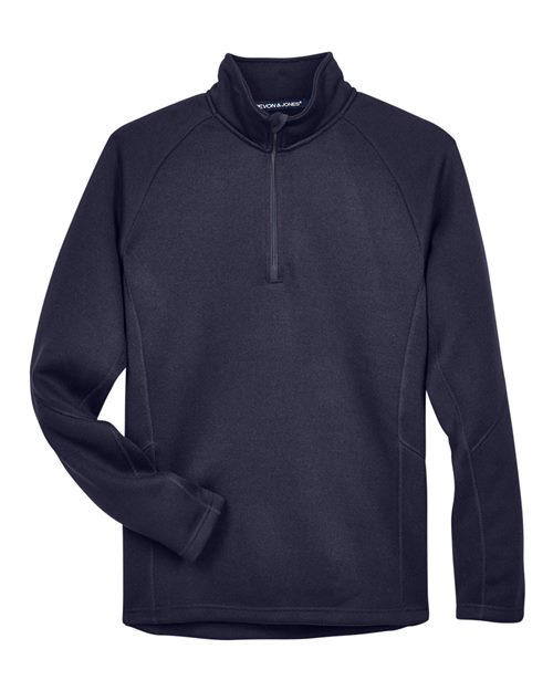 Devon & Jones Unisex Bristol Sweater Fleece Quarter-Zip Pullover