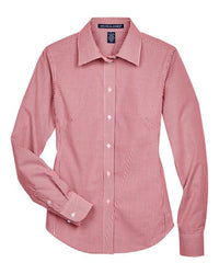 Devon & Jones Women' Crown Collection® Gingham Check Woven Dress Shirt
