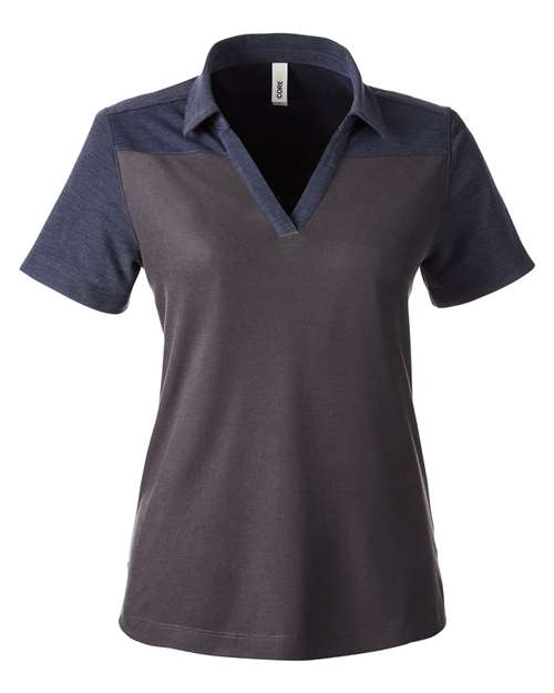 CORE365 - Women's Fusion ChromaSoft™ Colourblock Polo
