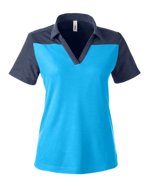 CORE365 - Women's Fusion ChromaSoft™ Colourblock Polo