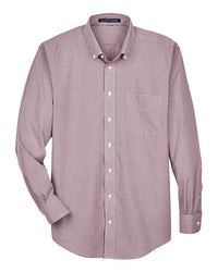 Devon & Jones Men' Crown Collection® Gingham Check Woven Dress Shirt