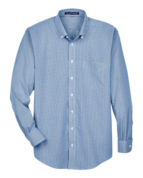 Devon & Jones Men' Crown Collection® Gingham Check Woven Dress Shirt