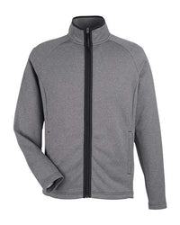 CORE365 - Men' Venture Heathered Stripe Full-Zip Jacket