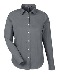 Devon & Jones Women's CrownLux Performance® Spencer Poplin Dress Shirt