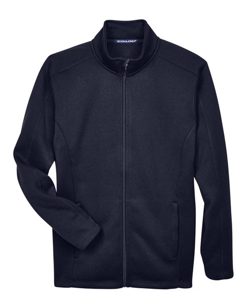 Devon & Jones Men' Bristol Full-Zip Sweater Fleece Jacket