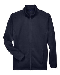 Devon & Jones Men' Bristol Full-Zip Sweater Fleece Jacket