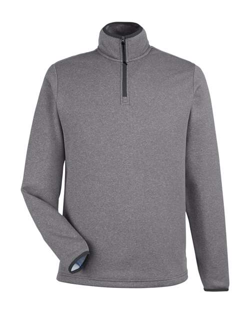 CORE365 - Men' Venture Heathered Stripe Quarter-Zip Pullover