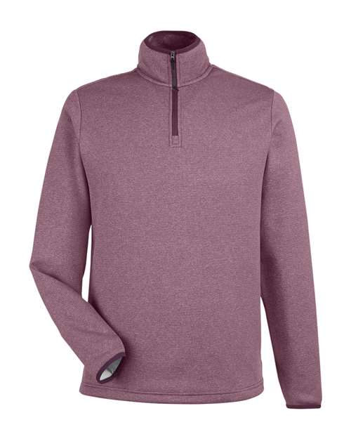 CORE365 - Men' Venture Heathered Stripe Quarter-Zip Pullover