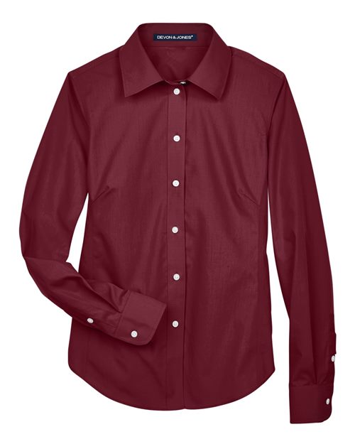 Devon & Jones Women's Crown Collection® Broadcloth Woven Dress Shirt