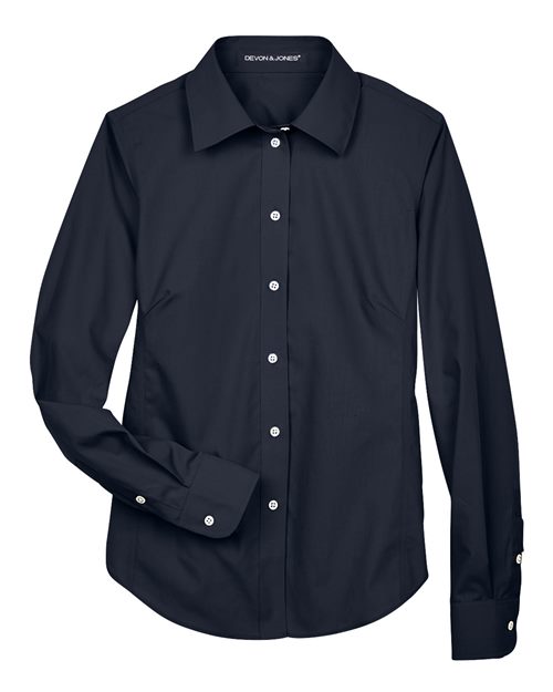 Devon & Jones Women's Crown Collection® Broadcloth Woven Dress Shirt