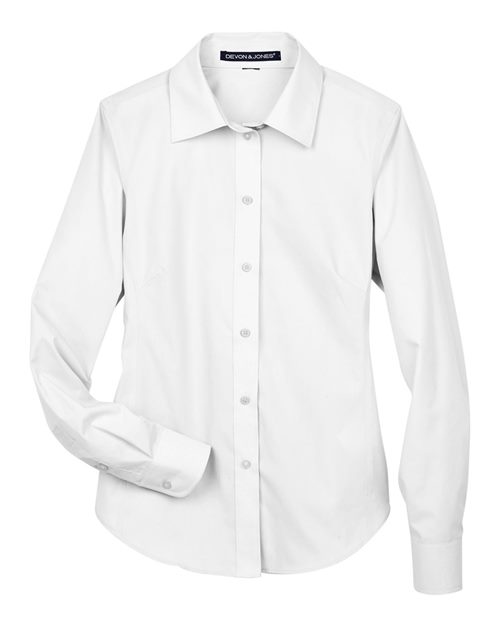 Devon & Jones Women's Crown Collection® Broadcloth Woven Dress Shirt