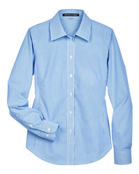 Devon & Jones Women' Crown Collection® Banker Stripe Woven Dress Shirt