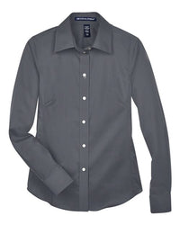 Devon & Jones Women's Crown Collection® Solid Stretch Twill Woven Dress Shirt