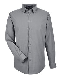 Devon & Jones Men' CrownLux Performance® Tonal Mini Check Woven Dress Shirt