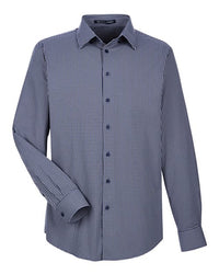 Devon & Jones Men' CrownLux Performance® Tonal Mini Check Woven Dress Shirt
