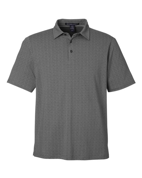 Devon & Jones Men' Crownlux Performance® Geo Polo