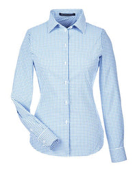 Devon & Jones Women's CrownLux Performance® Micro Windowpane Woven Dress Shirt