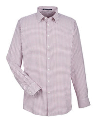 Devon & Jones Men' CrownLux Performance® Micro Windowpane Woven Dress Shirt