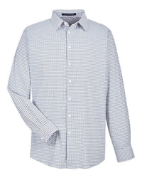 Devon & Jones Men' CrownLux Performance® Micro Windowpane Woven Dress Shirt