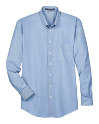 Devon & Jones Men' Crown Collection® Banker Stripe Woven Dress Shirt