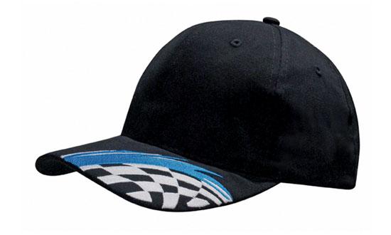 Custom Logo Headwear Canada Brushed Cotton with Swoosh & Check Embroidery
