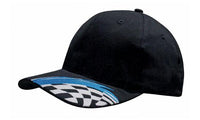 Custom Logo Headwear Canada Brushed Cotton with Swoosh & Check Embroidery