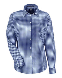 Devon & Jones Women's CrownLux Performance® Gingham Dress Shirt