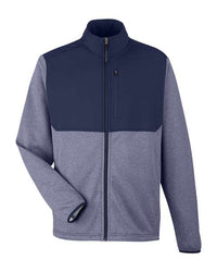 CORE365 - Men' Venture Heathered Stripe Hybrid Jacket