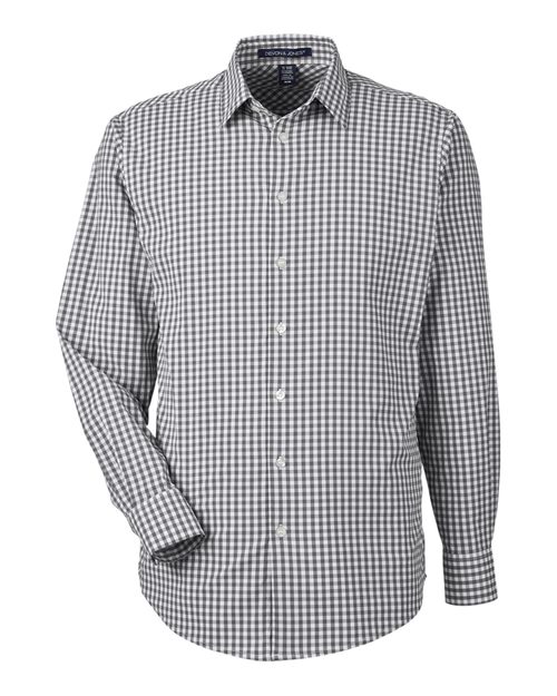 Devon & Jones Men' CrownLux Performance® Gingham Dress Shirt