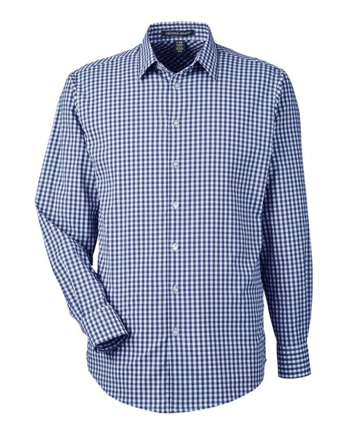 Devon & Jones Men' CrownLux Performance® Gingham Dress Shirt