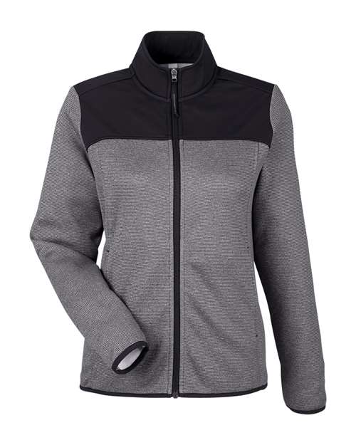 CORE365 - Women's Venture Heathered Stripe Hybrid Jacket